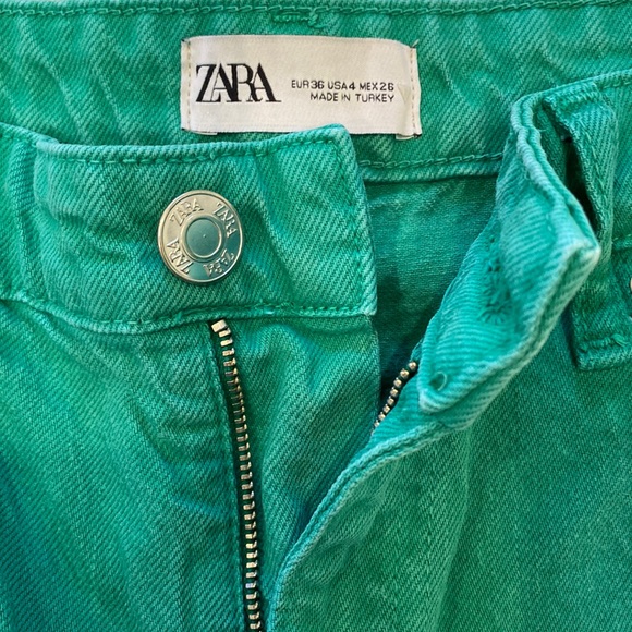 Zara Jeans Zara Green Jeans Poshmark